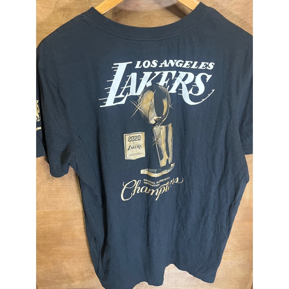 Nike Los Angeles Lakers‎ 2020 NBA Champions T-Shirt Mens Large Black Graphic Tee